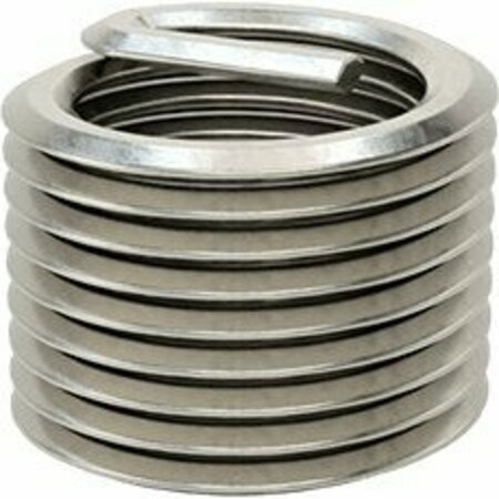 BSC PREFERRED Stainless Steel Helical Insert M10 x 1 Thread Size 10 mm Long, 10PK 91732A818